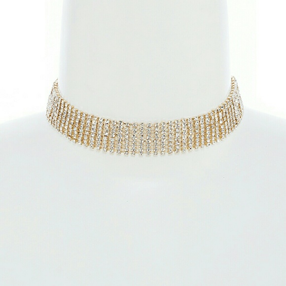Crystal Rows Choker