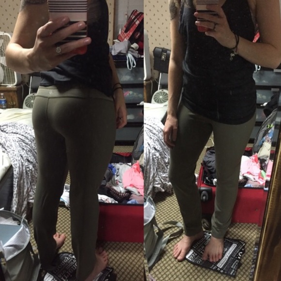 Fatigue green leggings READ DESCRIPTION