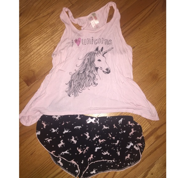 Sleepwear set unicorns