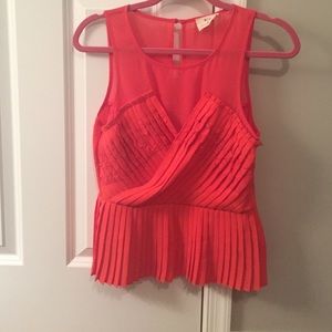 UO pleated peplum top
