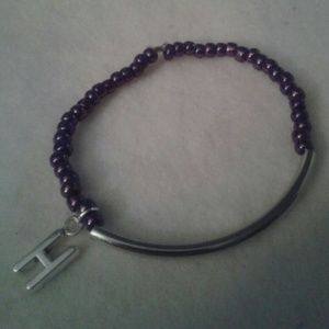 Initial Bracelet "H"