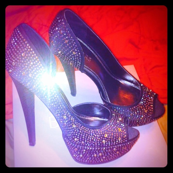 Bakers Shoes - 🎈SALE SHOWSTOPPER Black Platform Stilettos