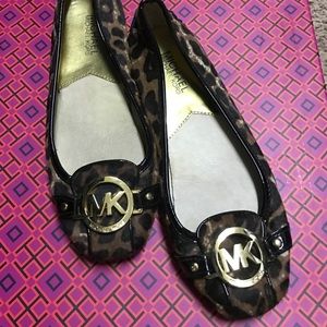 Michael Kors Leopard Flats
