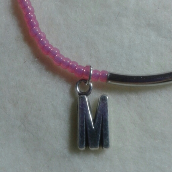 Initial Bracelet "M" - Picture 2 of 4