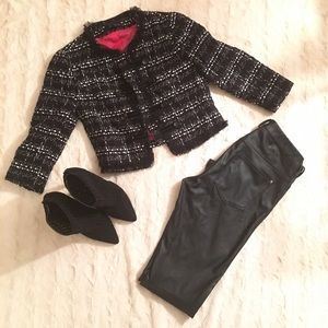 FOREVER 21 💋 TWEED CROPPED JACKET