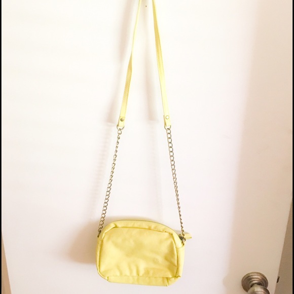 Beaded Yellow Cross Body Bag - Picture 2 of 3