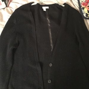 Abound black boyfriend cardigan