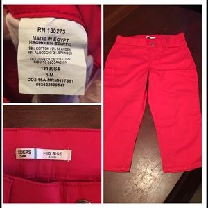 NWOT Red Riders By Lee