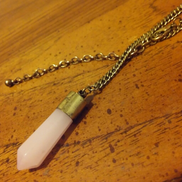 Pink Crystal Necklace - Picture 2 of 2