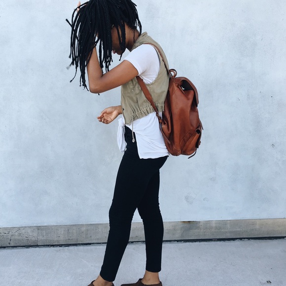 Madewell sateen skinny high risers in Black