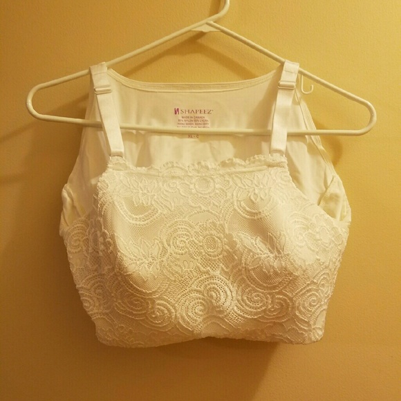 Shaper crop camisole bra.