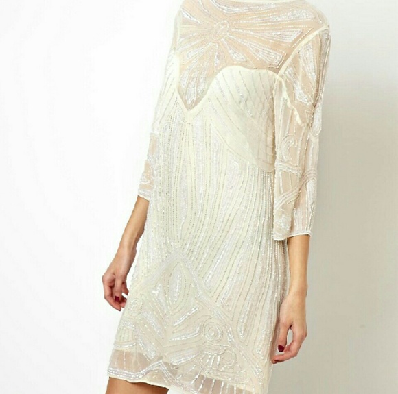 ASOS Sunray Embellished Evening Party Dress