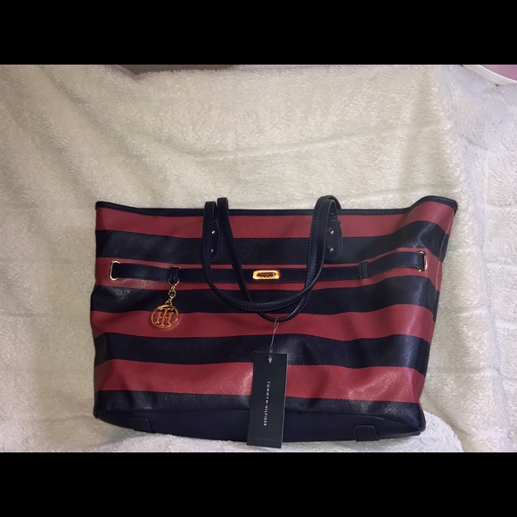 Tommy Hilfiger purse red and navy
