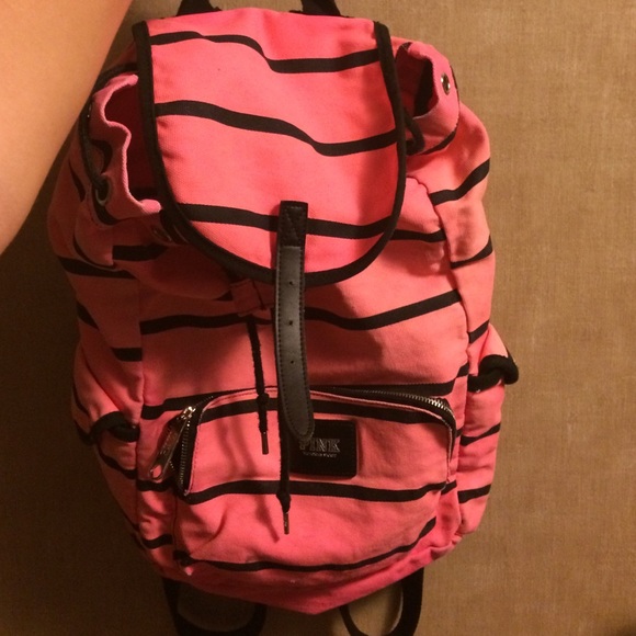 Pink backpack