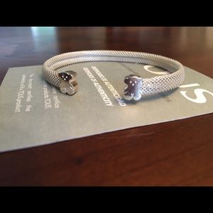 TOUS mesh sterling silver cuff