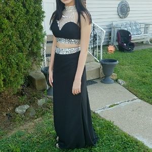 Faviana 2 piece dress