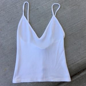Brandy Melville white crop top