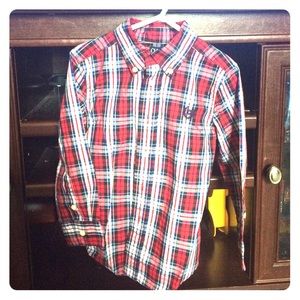 NWOT Boys size 4 Chaps button up. NEVER worn.