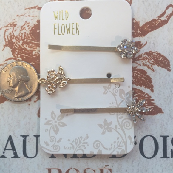 Boho Set of 3 Hairpins - Picture 3 of 3