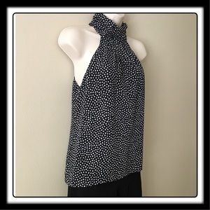 Michael Kors Halter Polka Dot Top