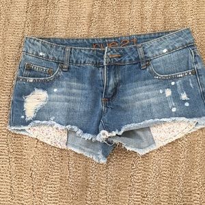 Jean shorts