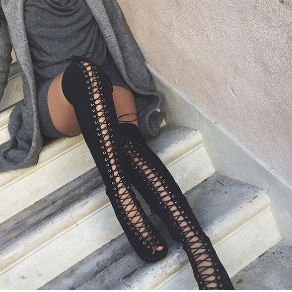 Lace up boots