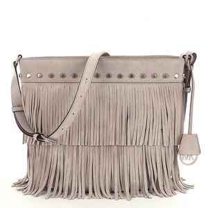 Michaels Kors Suede / Layered Fringe Shoulder Bag