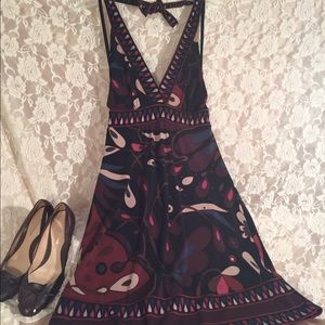 BCBG Jersey Halter Dress