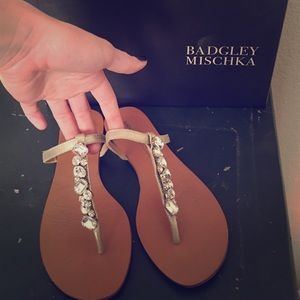 Badgley mischka sandals!
