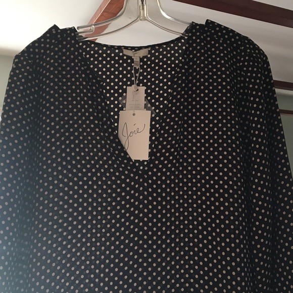 100%Silk Joíe Polka Dot Dress