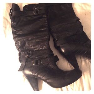 Steve Madden leather boots size 8