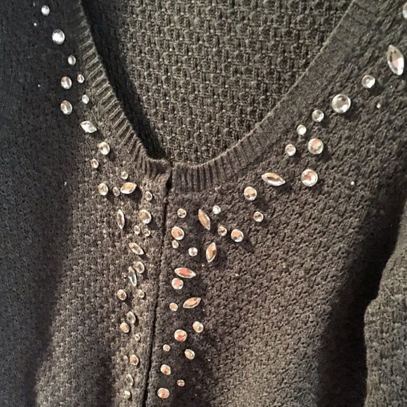 AEO Woven Sweater with Rhinestones - Picture 2 of 3