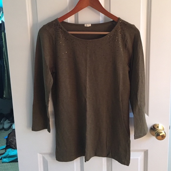 J. Crew Sparkle Tee