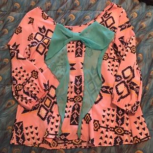 Moa Moa Juniors XL Bow Blouse