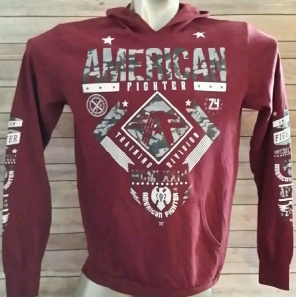 AMERICAN FIGHTER HOODIE SWEATSHIRT JACKET!!