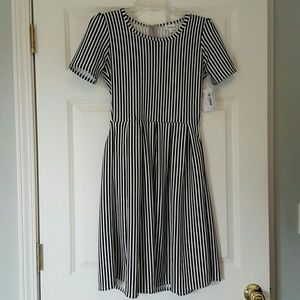 LuLaRoe Amelia Dress - BNWT Striped - RARE