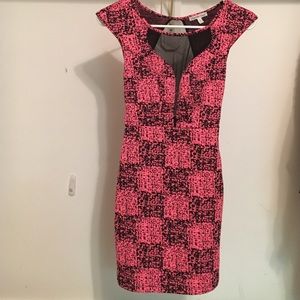 Pink and Black Charlotte Russe dress size xs