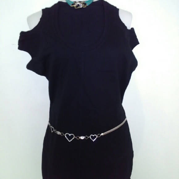 Black short sleeved sweatshirt dress
