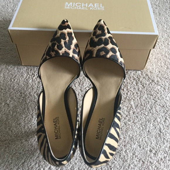 ❣️Michael Kors printed calf hair Julieta D'orsay - Picture 3 of 3