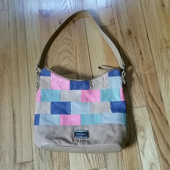 Stone & Co. Handbags - Stone & Co. Patchwork Leather Purse EUC