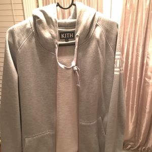 Kith zipper sweater size medium