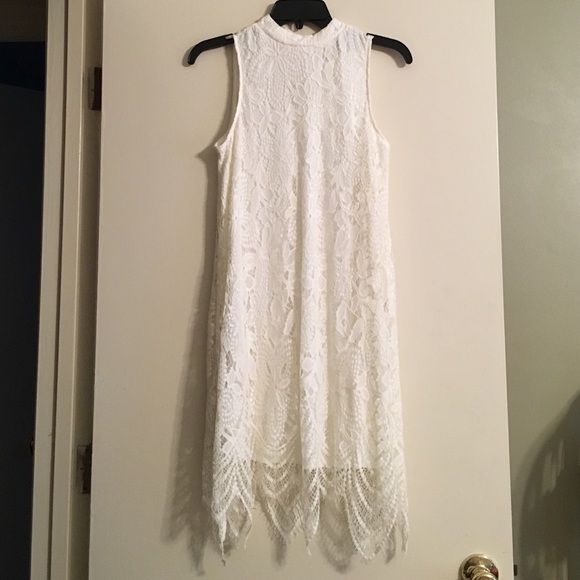 White lace dress