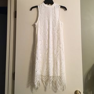 White lace dress