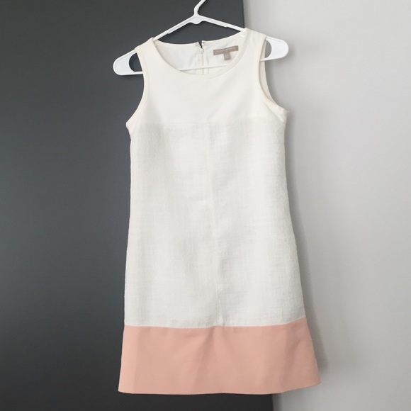 Beautiful Textured Banana Republic White Dress