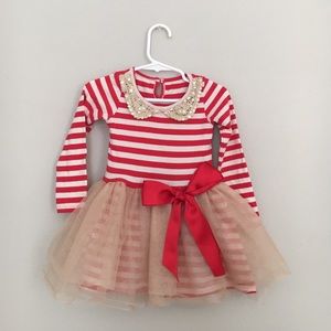 Festive Christmas/Holiday Dress for Toddler Girl
