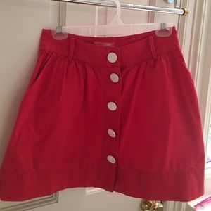 Red skirt