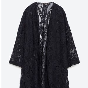 Zara lace kimono