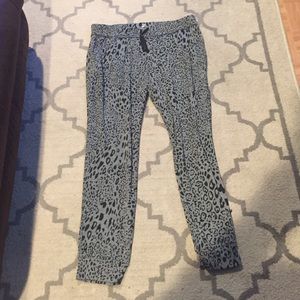 Leopard Grey/Black Sweatpants!!