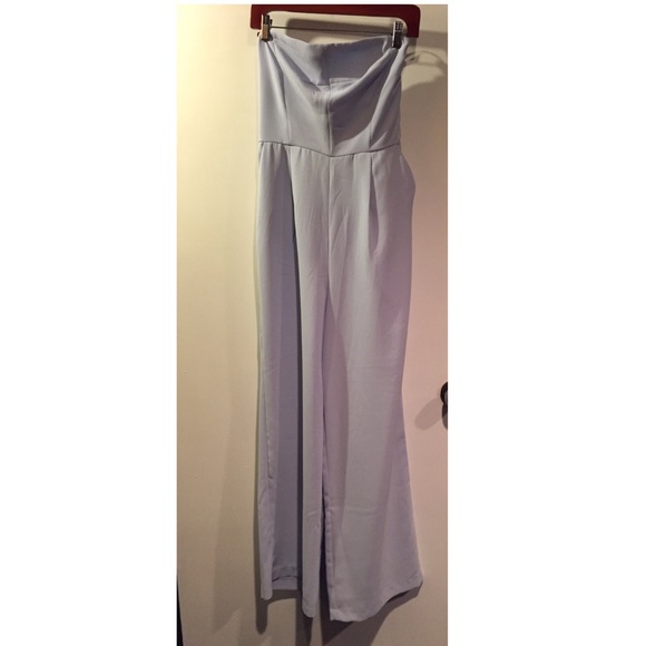 Forever 21 Strapless Jumpsuit Sz L - Picture 2 of 3