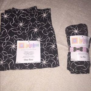 NWT LuLaRoe Mommy & Me, OS & kids L/XL, flowers
